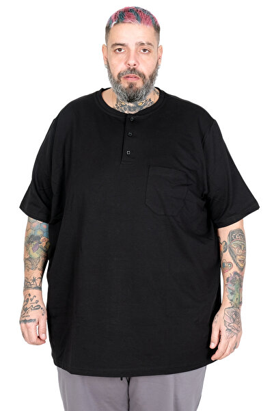 ModeXL Ανδρικό μπλουζάκι Mode XL σε μεγάλο μέγεθος U26210 ΜΑΥΡΟ