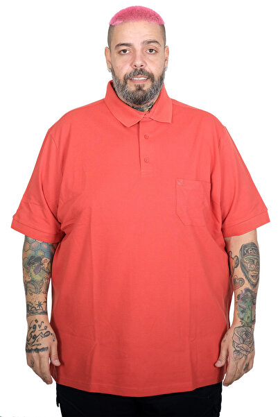 ModeXL Ανδρικό μπλουζάκι Mode XL μεγάλου μεγέθους με τσέπες, κλασικό πικέ με ...