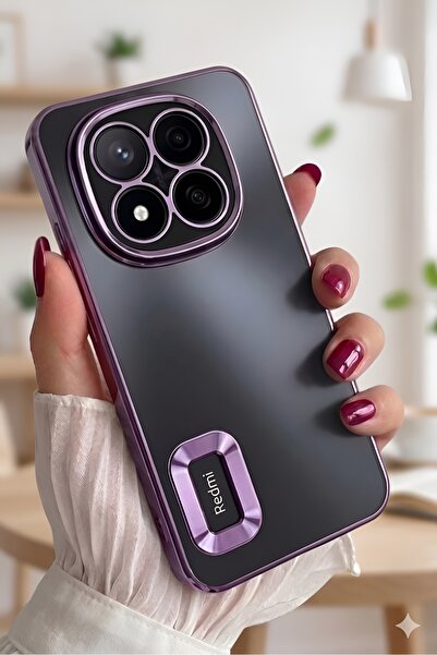Ceponya Redmi Note 14 Pro Plus Kılıf Köşeleri Renkli Şeffaf Kamera Korumalı S...