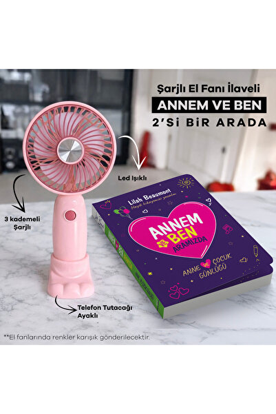 Halk Kitabevi Şarjlı El Fanı İlaveli Annem ve Ben Aramızda