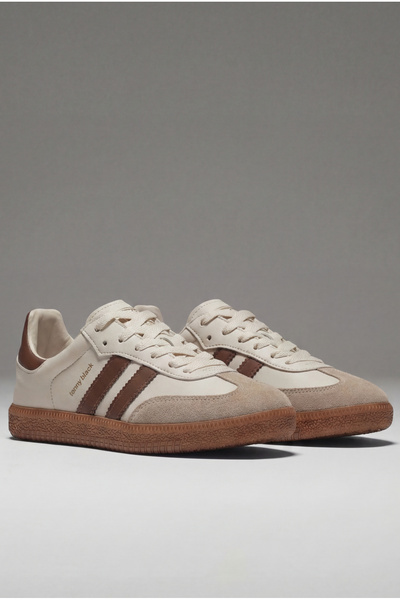 Tonny Black Αθλητικά παπούτσια Unisex σε μπεζ χρώμα με λωρίδες στο πλάι και κ...