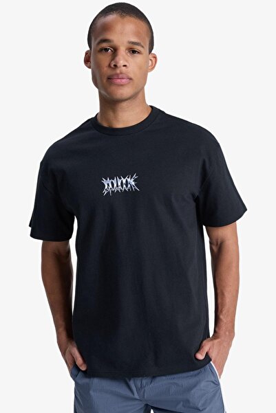 Quiksilver Ανδρικό μαύρο μπλουζάκι Mercury Chrome Lightning ΑΝΔΡΙΚΟ T-SHIRT E...