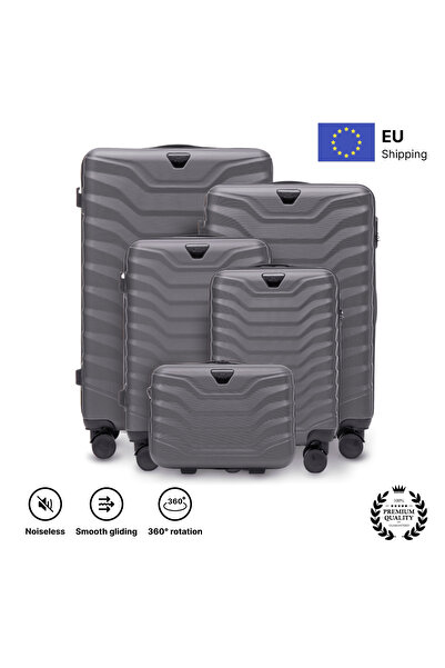 wings Set de bagaje rigide Peafowl XS, S, M, L, Cabin, 14", 18", 20", 24", 28...