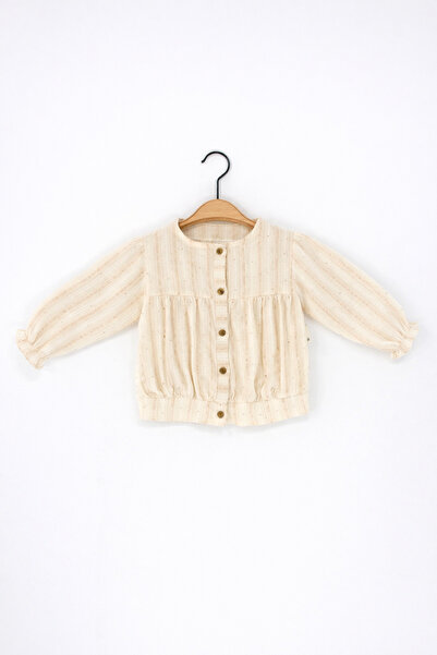 Babyhola 0-2 Years Old 100% Cotton Bronze Thread Interwoven Sequin Bomber Cut...
