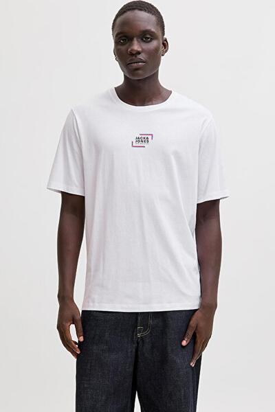 Jack & Jones تي شيرت رجالي برسومات Jjecorp 12268415