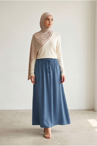 lavrisa تنورة تانسل بخصر مطاطي - LVR002