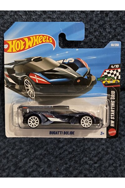 HOT WHEELS Bugatti Bolide – Μπλε και Λευκό Αγωνιστικό Αυτοκίνητο Μοντέλο Diec...