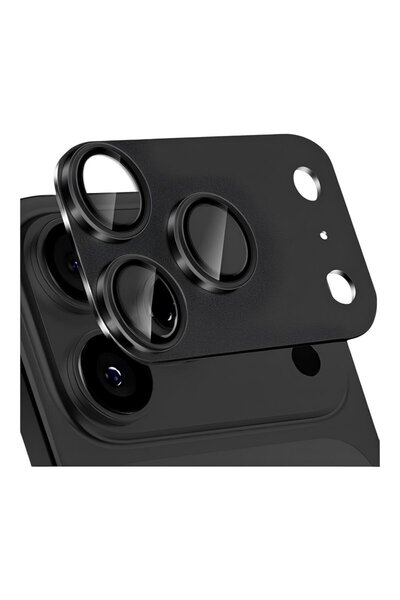 PiyasaSepeti Apple iPhone 17 Pro Max Premium Full Coverage Lens Protection Black