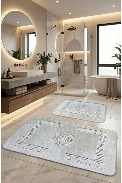 FeelHome Simav Deluxe, Αντιολισθητική Βάση, Μαλακή, Απορροφητική, Σετ 2 τεμαχ...