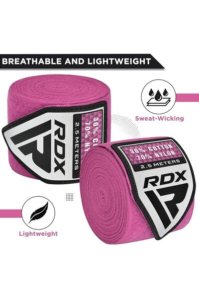 RDX Bandaje interioare 250 cm, Roz, Roz, 2.5 m