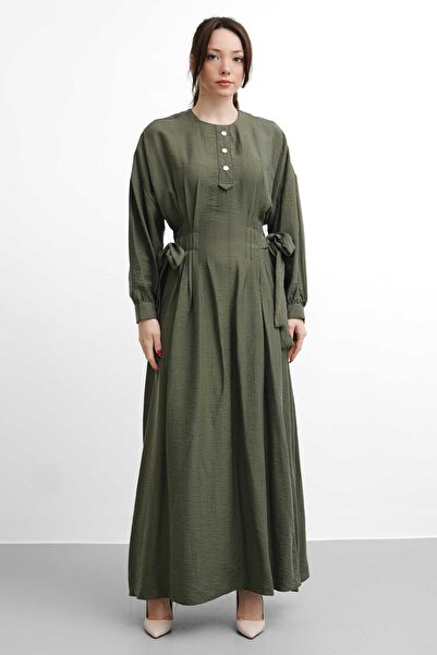 salisburys Γυναικείο μακρύ φόρεμα Molly Nelly με δέσιμο στα πλάγια