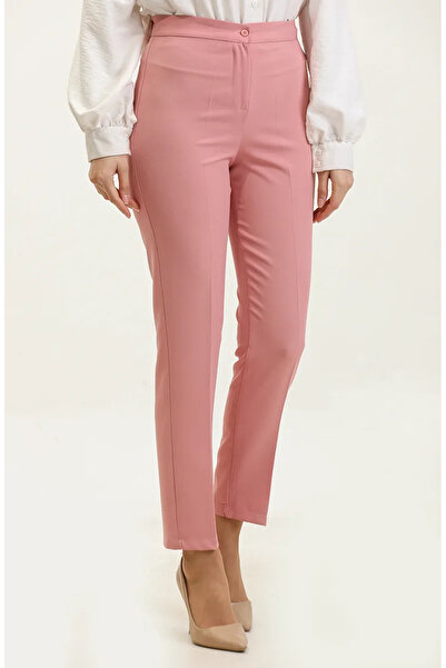 sefamerve Παντελόνι Dusty Rose Straight Leg - 1148-04