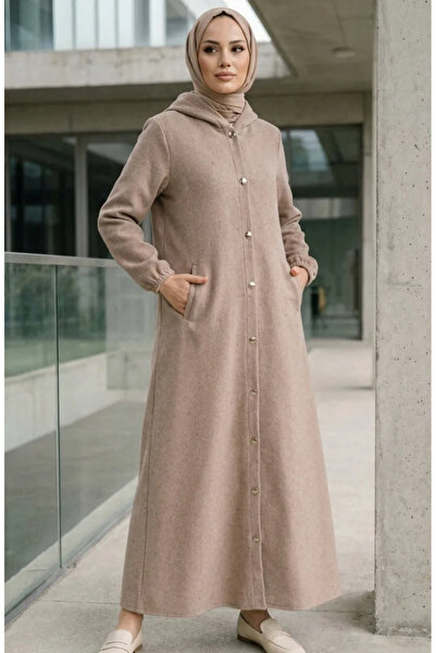 sefamerve με κουκούλα Παλτό ολόσωμο 0234-01 Βιζόν