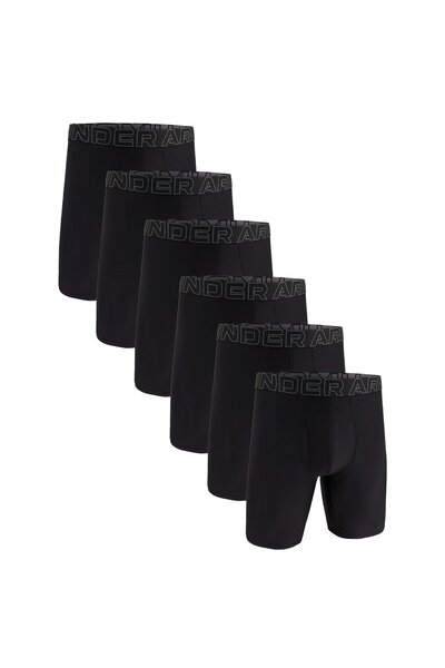 Under Armour Herren Boxershorts, 6er-Pack - Performance Tech Lange Boxershort...