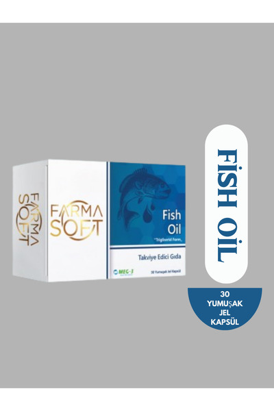 Farmasoft مكمل غذائي يحتوي على زيت السمك وفيتامين E