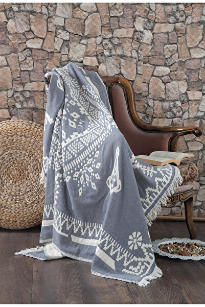 Çulha DANTE ΑΝΘΡΑΚΙΤΙΝΗ, 100% ΒΑΜΒΑΚΙ 130x170 εκ. ΚΟΥΒΕΡΤΑ ΤΗΛΕΟΡΑΣΗΣ