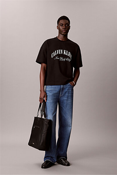 Calvin Klein Men's Ss Relaxed Fit Premium Combed Cotton T-Shirt