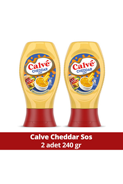 Calve Cheddar Sos 240 Gr x 2 Adet