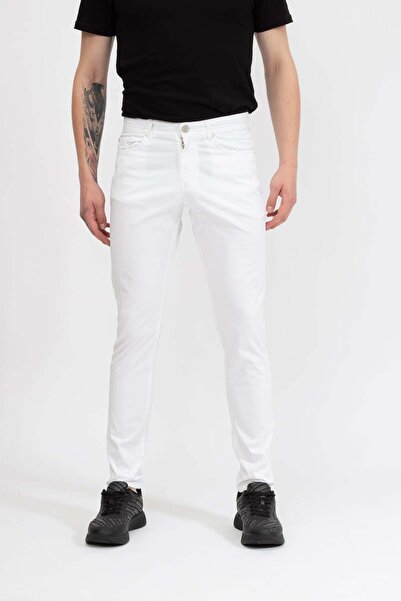 Stamati's Erkek Chino Pantolon Beyaz