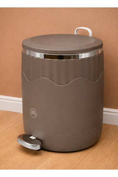ALQANNAS Suremiao 10 Litre Plastic Pedal Trash Bin with Soft Close Lid