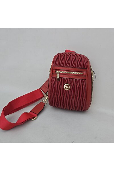 David Jones Γυναικεία Τσάντα ώμου Κόκκινη