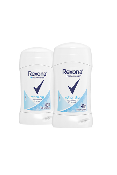 Rexona Motion Sense Kadın Stick Deodorant Cotton Dry 48 Saat Koruma 40 g x2 Adet