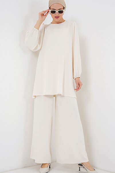 Hiccup Bdart Tunic and Wide-Leg Pants Two-Piece Co-Ord Set