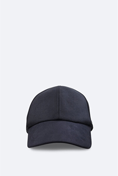 Avva Men's Black Suede Look Capped Sports Hat A32y9204