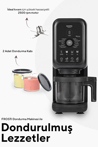 KUMTEL FROSTI 10 in 1 Dondurma ve Frozen Makinesi HFRO-01