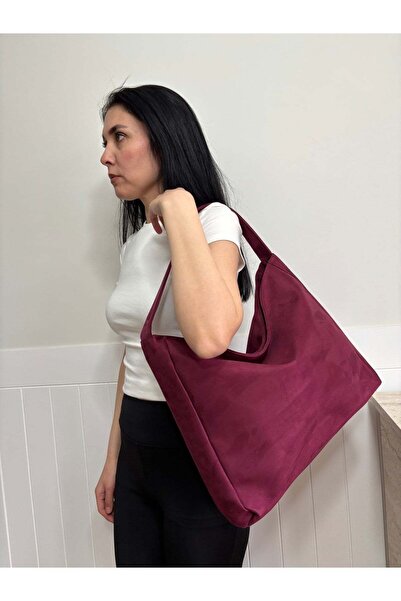 lalettobags Γυναικεία τσάντα ώμου Fulya Model Casual Suede