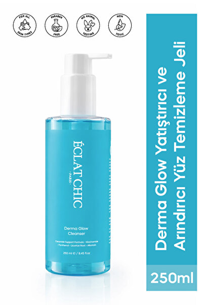 Eclat Chic Derma Glow Yüz Temizleme Jeli – Seramid + Niacinamide + Aloe | Tüm...