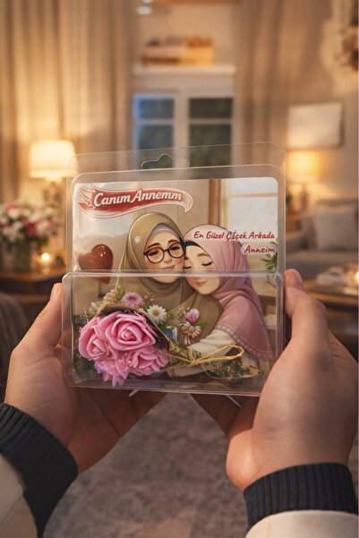 İNCİ sepette Anneye hediye anneler gününe özel solmayan gül