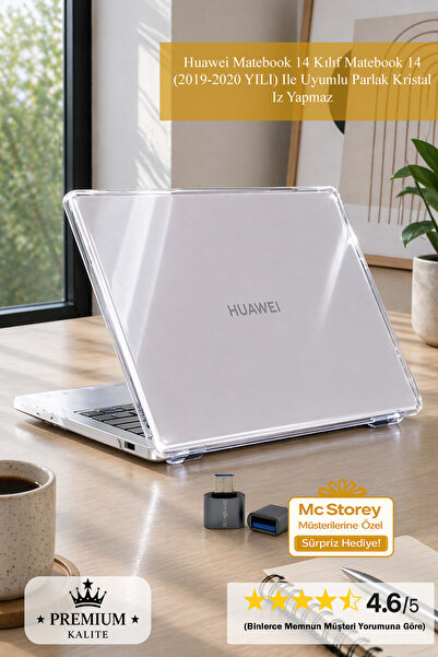 SyncCase Huawei Matebook 14 Kılıf Matebook 14 (2019-2020 YILI) Ile Uyumlu Par...