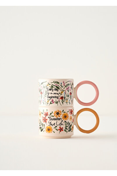 Bella Maison Σετ 2 φλιτζανιών Flores (270 cc)