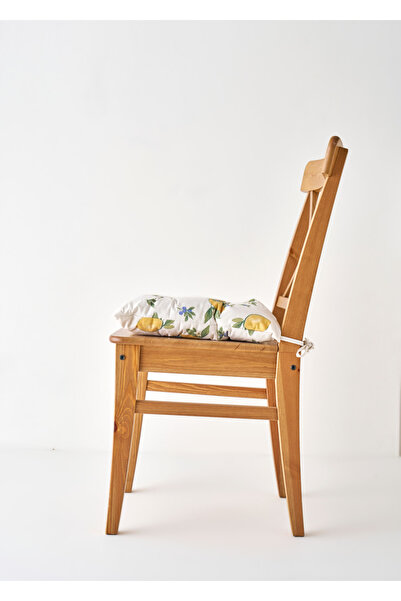 Bella Maison Lemoncello Yellow Printed Μαξιλάρι Καρέκλας Κίτρινο (40x40 cm)