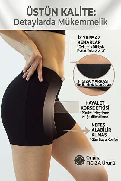 figiza Κορσές μπόξερ χωρίς ραφές με κοπή με λέιζερ, που δεν αφήνει σημάδια, γ...