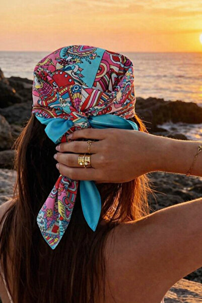 Bolder Шал Nil Dragon в розово и ментово