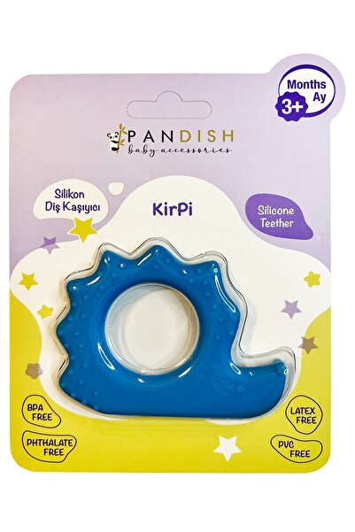 pandish Hedgehog Silicone Teether - Blue