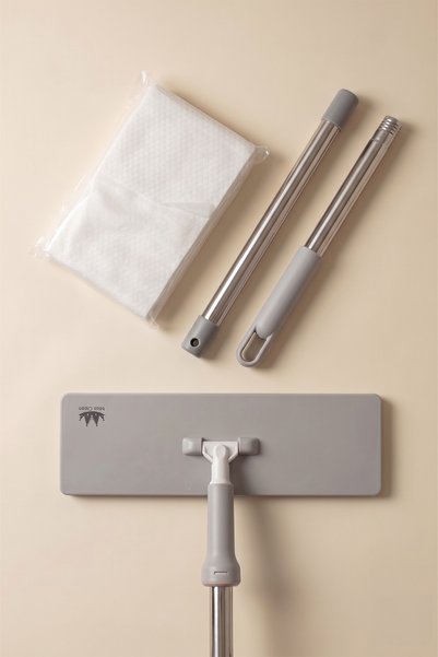 Miss Clean Tüm Bezlere Uyumlu Click Mop 4xl Islak Mendillere Uyumlu Kendinden Sıkıştırmalı Mop Paspas