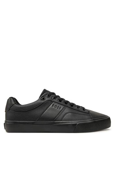 BOSS Logolu Deri Sneaker Ayakkabı Erkek AYAKKABI 50522833 005