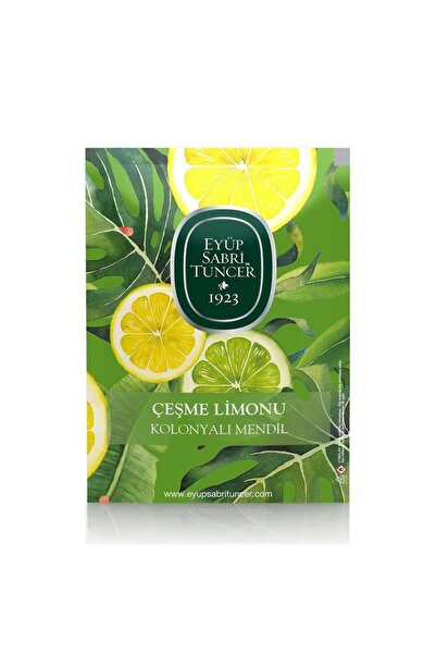 Eyüp Sabri Tuncer 50li Mendil Çeşme limonu Kolonyalı (9,3 x 12,5) Doypack