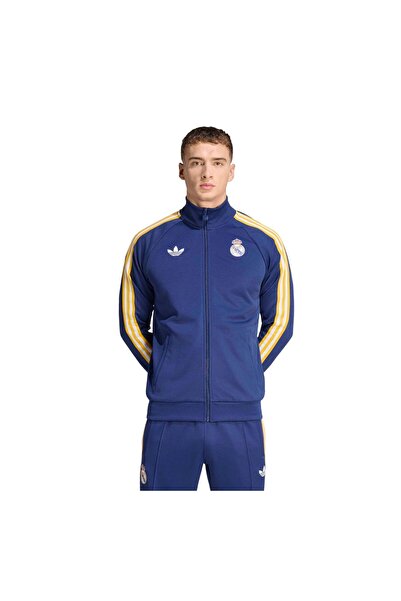 adidas KE3846-E Ανδρικό Μπουφάν Real Madrid Og Tt Μπλε