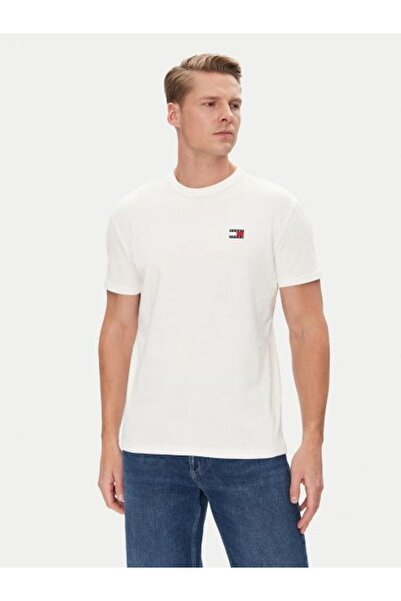 Tommy Hilfiger DM0DM20322-YBL Ανδρικό Λευκό T-Shirt