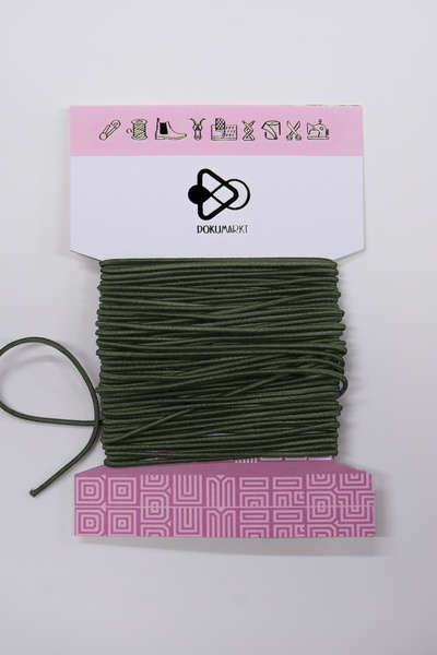 Dokumarkt Λεπτό στρογγυλό λάστιχο 1,5 mm - Λάστιχο κορδόνι - Λάστιχο αξεσουάρ...