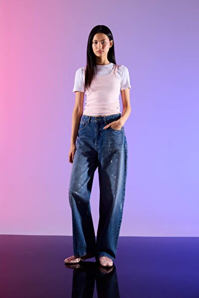 DeFacto Με σχέδιο Παντελόνι Τζιν H3125AX26SP