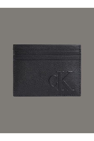 Calvin Klein حامل بطاقات أسود للرجال من Sculpted Impression (Lv04G1024G-Ub1)