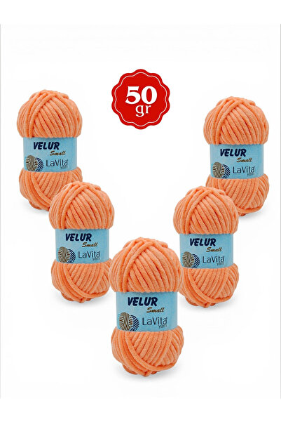 LaVita Yarn LaVita Velur Μικρό Βελούδινο Νήμα Πλεξίματος στο χέρι 100% Πολυεσ...