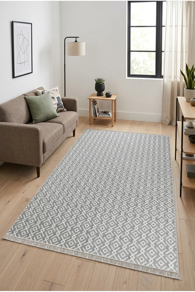 Valery Home Arya Vl Çift Taraflı katlanabilir yıkanabilir yüksek Kalite Pamuk Salon oturma Odası balkon Kilim