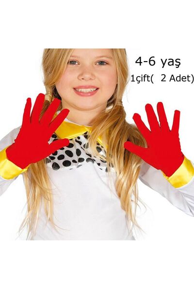 partidolu 1 ζευγάρι κόκκινο χρώμα 23 Απριλίου-29 Οκτωβρίου Lycra Παιδικά Γάντ...