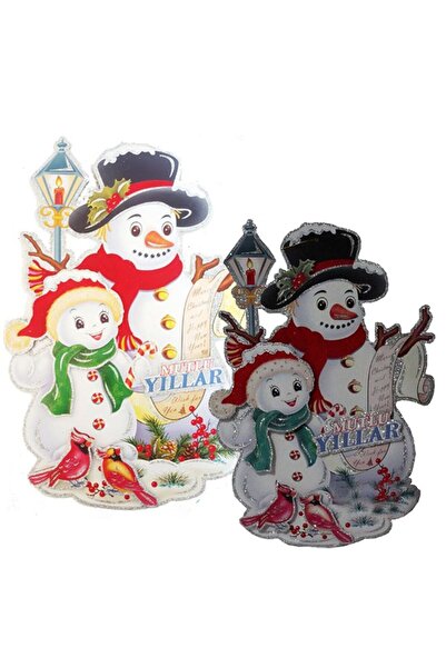 Pandoli Πάρτι Τρισδιάστατο χάρτινο χιονάνθρωπος Χριστουγεννιάτικο στολίδι Δια...